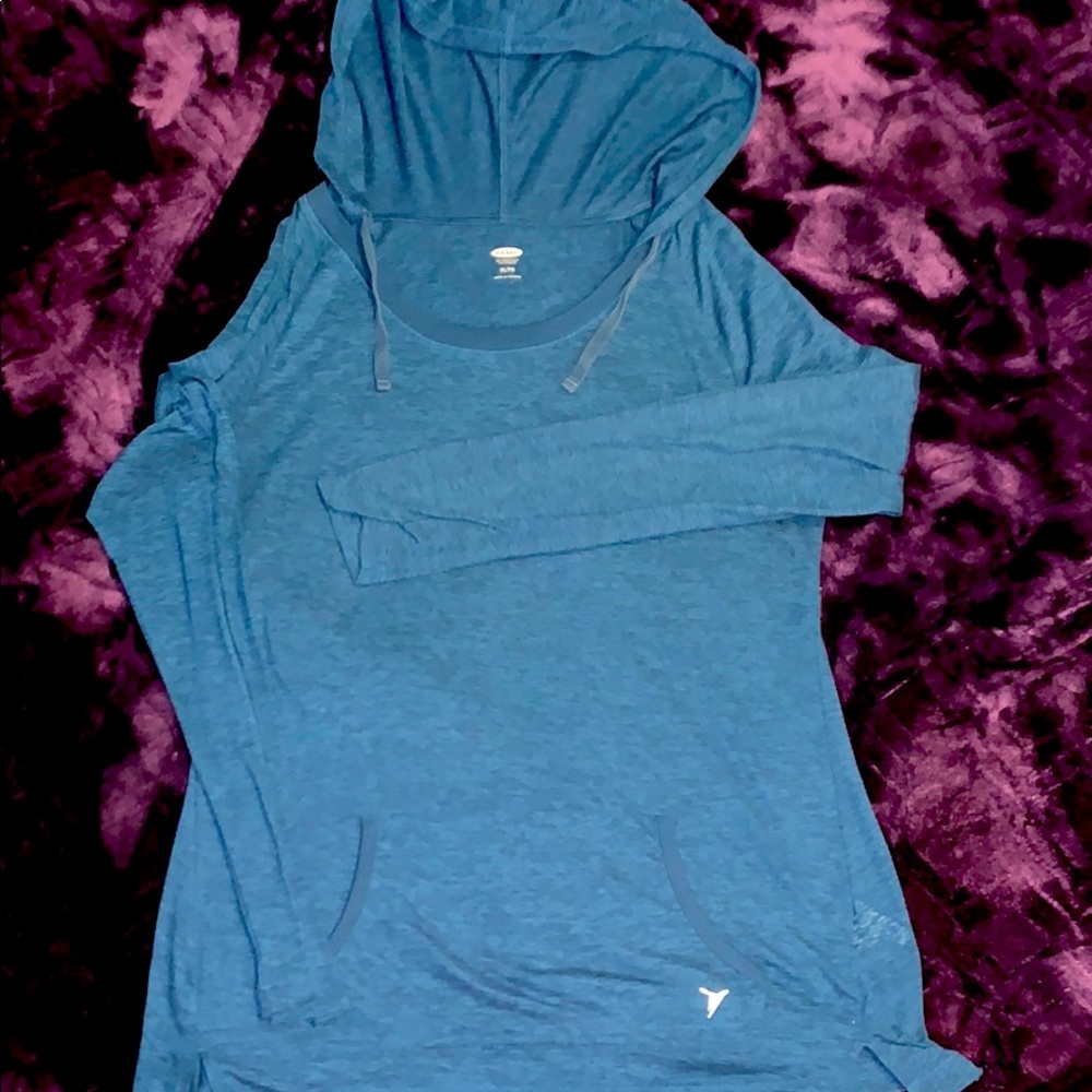Women’s lightweight blue Active hoodie XL